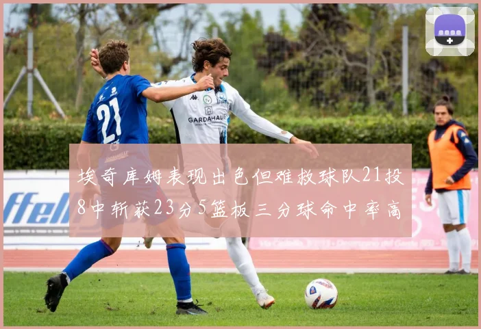 埃奇库姆表现出色但难救球队21投8中斩获23分5篮板三分球命中率高达45